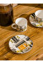 Printed 2-Person Porcelain Coffee Cup Set 90 ml from Uzg Store for Style Enthusiasts - 2