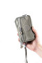 Krinkıl/Klinkır Waterproof Fabric 3 Zipper Wrist Strap Mobile Phone Carrying Bag Wallet Bag Beige 515-B - 4