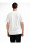 Men's White Oversized Design Printed Stylish T-Shirt with Cotton Pieces - 4