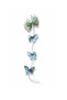 Green Color Butterfly Pearl Children's Side Buckle - 2