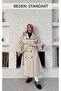 Women's Trench Coat Long Belted New Season Stylish and Modern Outerwear - 2