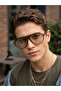 Leopar to Nude Drip Model Uv400 Sunglasses