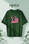 Are You Gonna Eat That Dog Printed Cotton Lu Oversized T-Shirt