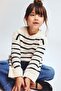 Hole-knit jumper