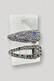 Silver Color Hologram Stone Double Side Buckle - 2
