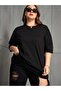 100% Cotton Oversized Women's T-Shirt – Basic Comfortable Summer Model - 4