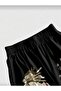 Black Geisha Detailed Avant Digital Print Sweatpants - 3
