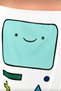 Adventure White Adventure Time Finn and Jack Y2K Short Sleeve Ruched T-Shirt - 5