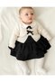 Adorable Baby Girl Knitwear Cardigan, Bodysuit and Skirt Set - 3