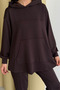 Oversized Hooded Kangaroo Pocket Modal Hijab Suit 3180 - Special Series - 2