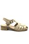 Turito Genuine Leather Comfort Orthopedic Women's Sandals Beige - 2
