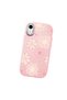 iPhone Xr Compatible Shock-Absorbing Camera Protected Pink Silicone Case Floral Print - 3