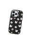 Realme Note 50 Compatible Shock-Absorbing Camera Protected Black Silicone Case Cartoon Patterned - 3