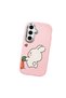 Pink Silicone Case Compatible with Samsung Galaxy S24 Fe with Shock-Absorbing Camera Protections Dual Model - 3