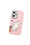 Redmi Note 12 Pro Speed Compatible Shock-Absorbing Camera Protected Pink Silicone Case Dual Model - 3