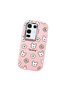 Infinix Note 50/Note 50 Pro Compatible Shock-Absorbing Camera Protected Pink Silicone Case Cartoon Patterned - 3