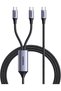UGREEN Type C 2-in-1 Cable 1.5M, 100W 5A Fast Charging Cord