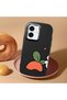 iPhone 16 Compatible Black Silicone Case with Shock-Absorbing Camera Protections Dual Model - 2