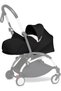 YOYO 0+ Newborn Pack - Includes Mattress, Hood, Head Support & Foot Cover - Black