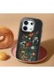 Redmi Note 13 Pro 5g Compatible Camera Protected Black Soft Silicone Phone Case Floral Print - 2