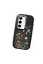 Tecno Camon 40 Compatible Camera Protected Black Soft Silicone Phone Case Floral Print