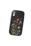 Samsung Galaxy A30 Compatible Camera Protected Black Soft Silicone Phone Case Floral Print