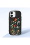 iPhone 17 Compatible Camera Protected Black Soft Silicone Phone Case Floral Print - 3