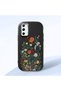 Samsung Galaxy S20 Fe Compatible Camera Protected Black Soft Silicone Phone Case Floral Print - 3