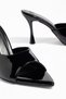 Black Stiletto Heel U t Slipper Women's Heeled Shoes S Sandals Summer Heeled Shoes - 4
