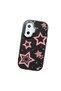 Poco F7 Compatible Camera Protected Black Soft Silicone Phone Case Pink Star
