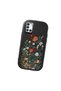 Samsung Galaxy A31 Compatible Camera Protected Black Soft Silicone Phone Case Floral Print
