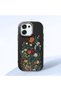 Oppo A6 Pro Compatible Camera Protected Black Soft Silicone Phone Case Floral Print - 3