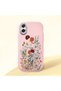 Samsung Galaxy A07 Compatible Camera Protected Pink Soft Silicone Phone Case Floral Print - 3