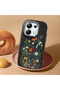 Redmi Note 13 4g Compatible Camera Protected Black Soft Silicone Phone Case Floral Print - 2