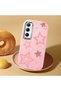 Realme C65 Compatible Camera Protected Pink Soft Silicone Phone Case Pink Star - 2