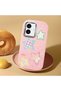 Pink Soft Silicone Phone Colorful Stars with Camera Protection Compatible with iPhone 16 - 2