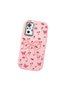 Pink Soft Silicone Phone Bow with Camera Protection Compatible with Redmi Note 10 Pro Patterned - 3