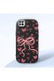 Black Soft Silicone Phone Bow with Camera Protection Compatible with Poco C31 Patterned
