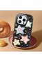 Black Soft Silicone Phone Colorful Stars with Camera Protection Compatible with iPhone 16 Pro - 2