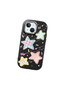 Black Soft Silicone Phone Colorful Stars with Camera Protection Compatible with iPhone 13 Mini - 3