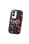 Black Soft Silicone Phone Bow with Camera Protection Compatible with Vivo Y04 Patterned - 3