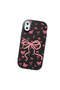 Black Soft Silicone Phone Bow with Camera Protection Compatible with iPhone X Patterned - 3