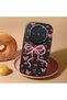 Camera Protected Black Soft Silicone Phone Bow Compatible with Vivo X300 Patterned - 2