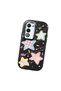 Black Soft Silicone Phone Colorful Stars with Camera Protection Compatible with Oppo A5 - 3
