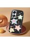 Black Soft Silicone Phone Colorful Stars with Camera Protection Compatible with Oppo A60 - 2
