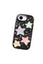 Black Soft Silicone Phone Colorful Stars with Camera Protection Compatible with iPhone 16E - 3