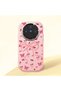 Camera Protected Pink Soft Silicone Phone Bowknot Patterned Compatible with Vivo X300