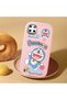 Pink Soft Silicone Phone Doraemon Patterned with Camera Protection Compatible with Realme C21Y - 2
