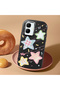 Black Soft Silicone Phone Colorful Stars with Camera Protection Compatible with Infinix Smart 10 - 2