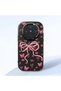 Camera Protected Black Soft Silicone Phone Bow Compatible with Vivo X300 Patterned